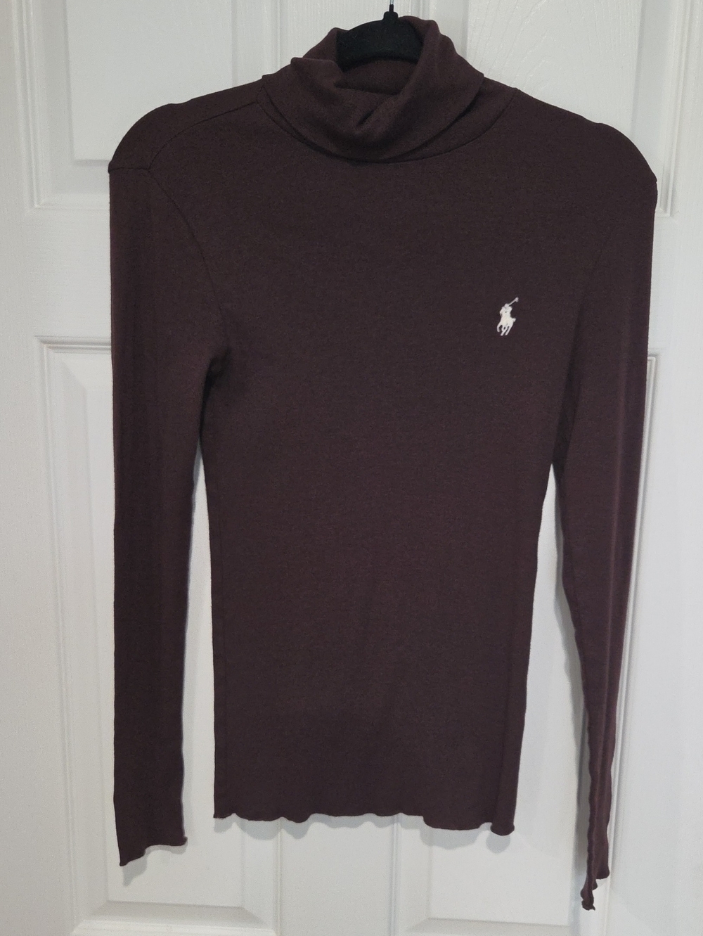 Ralph Lauren Women's Dark Brown Turtleneck Sweater Size M